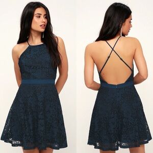 green emerald velvet dress Strappy Pleated Lace Dress